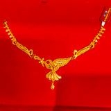 RP WGT: 4.480 GM APPROX BENGALI DESIGN HUID HALLMARK 22KT GOLD NECKLACE 1 PIECE WITH TASSEL.