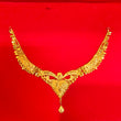 RP WGT: 5.580 GM APPROX BENGALI DESIGN HUID HALLMARK 22KT GOLD NECKLACE 1 PIECE WITH TASSEL.