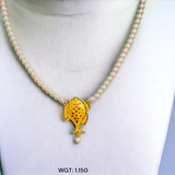 (GPM) TRJ WGT: 1.150 GM APPROX HUID HALLMARK 22KT GOLD MOTI PENDANT 1 PIECE.