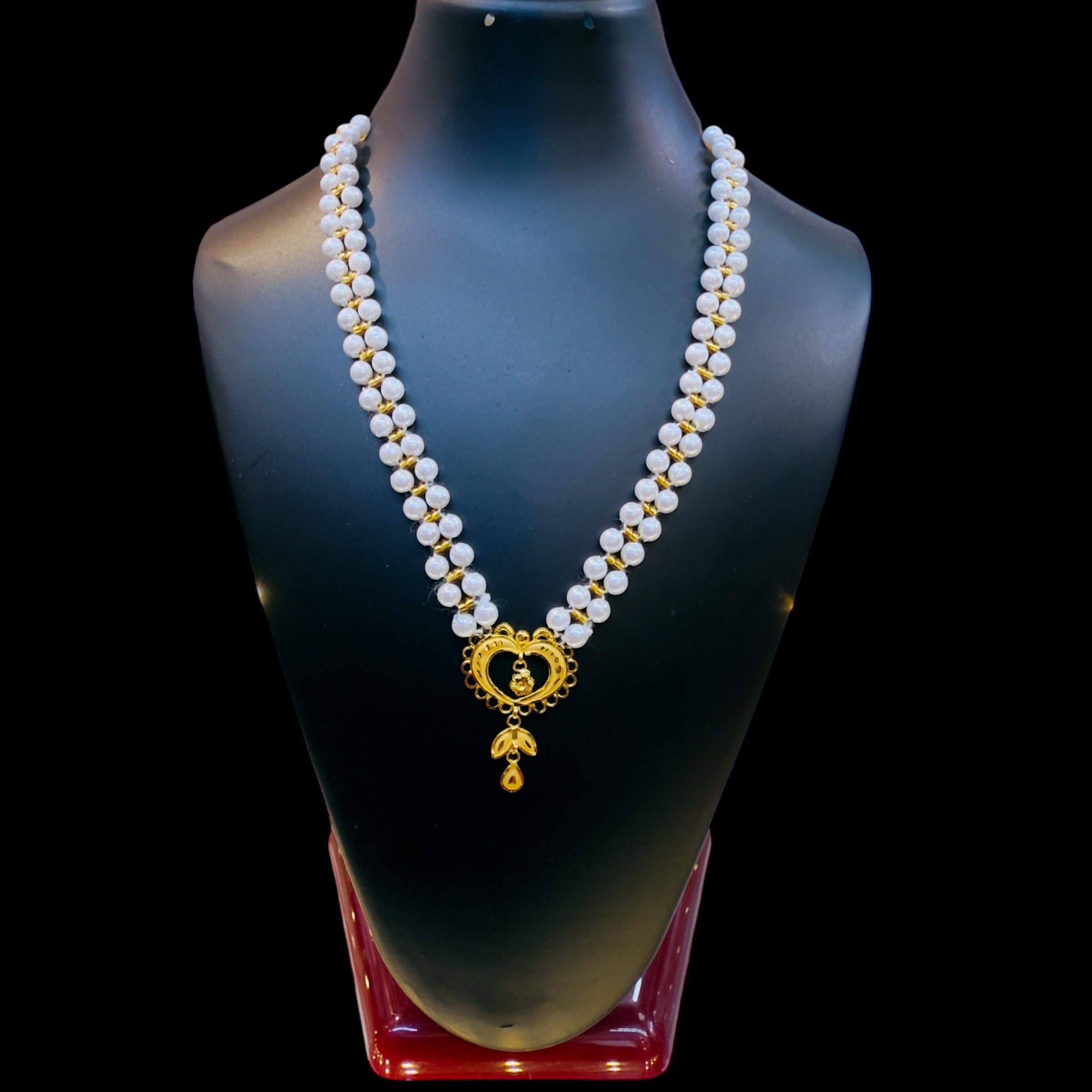 GOLD PENDANT ID-9ZM1SV (GMP22) WGT: 0.850 GM APPROX CERTIFIED BIS HUID HALLMARK 916 22KT GOLD MOTI PENDANT 1 PIECE FOR WOMEN.