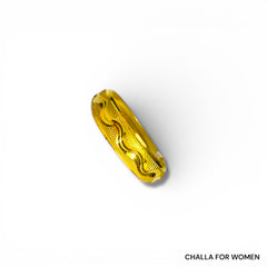 THUMB LADIES RING WGT: 1.110 - 1.190 GM APPROX BIS CERTIFIED HUID HALLMARK 9KT GOLD FINGER RING FOR WOMEN 1 PIECE FOR WOMEN (FOR REGULAR USE).GET ANY DESIGN AS PER SIZE.