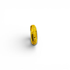 THUMB LADIES RING WGT: 1.110 - 1.190 GM APPROX BIS CERTIFIED HUID HALLMARK 9KT GOLD FINGER RING FOR WOMEN 1 PIECE FOR WOMEN (FOR REGULAR USE).GET ANY DESIGN AS PER SIZE.