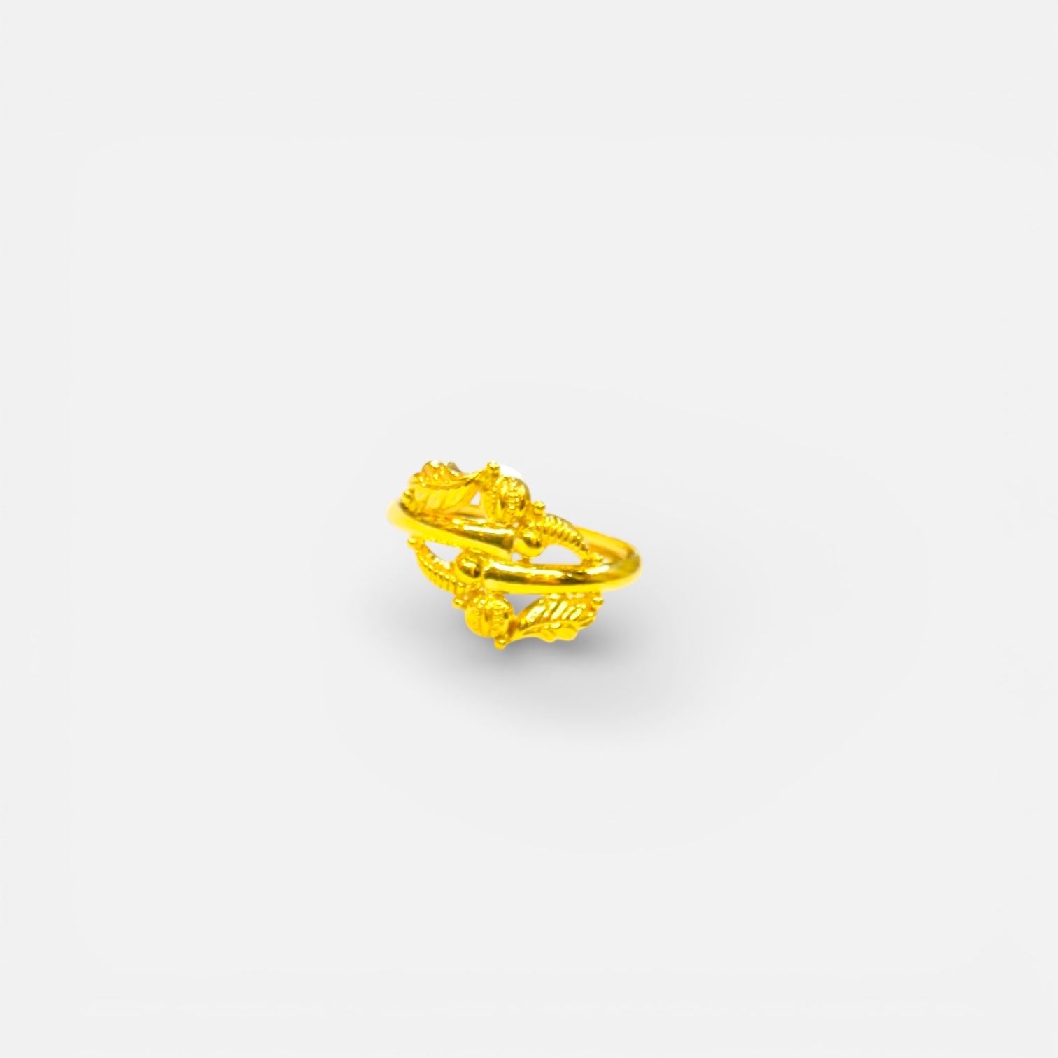 RAJKOT LADIES RING- WGT: 0.570 - 0.610GM APPROX BIS CERTIFIED HUID HALLMARK 9KT GOLD FINGER RING FOR WOMEN 1 PIECE FOR WOMEN (LIGHT WEIGHT - NOT FOR REGULAR USE).GET ANY DESIGN AS PER SIZE.