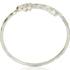 BABY JEWELLERY- (WGT: 35.290  GM APPROX) 625 SILVER BABY BANGLE SOLID DESIGN FOR BABY 1 PAIR WITH ADJUSTABLE SIZE FROM NEW BORN TO 5 YEARS - SPECIAL FOR GIFTING IN SPECIAL OCCASSION.