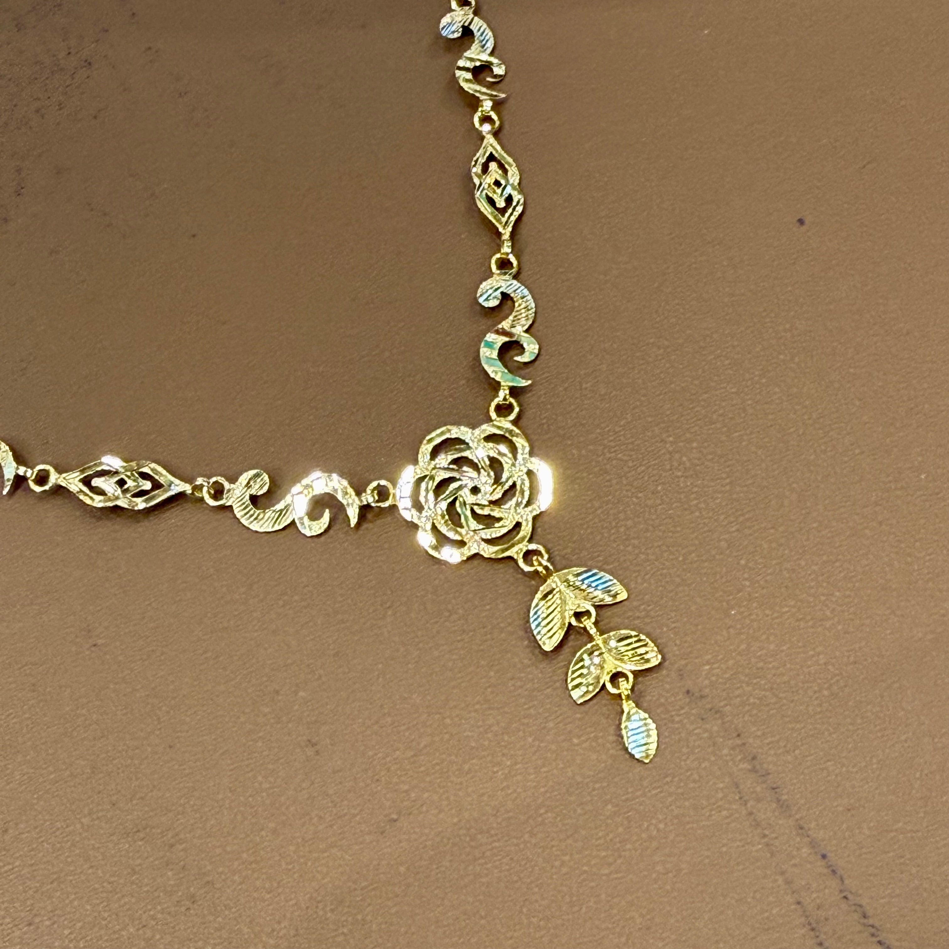 GCN -(WGT: 2.100 GM APPROX) BIS CERTIFIED HUID HALLMARK 375 9KT GOLD NECKLACE 1 PIECE FOR WOMEN.