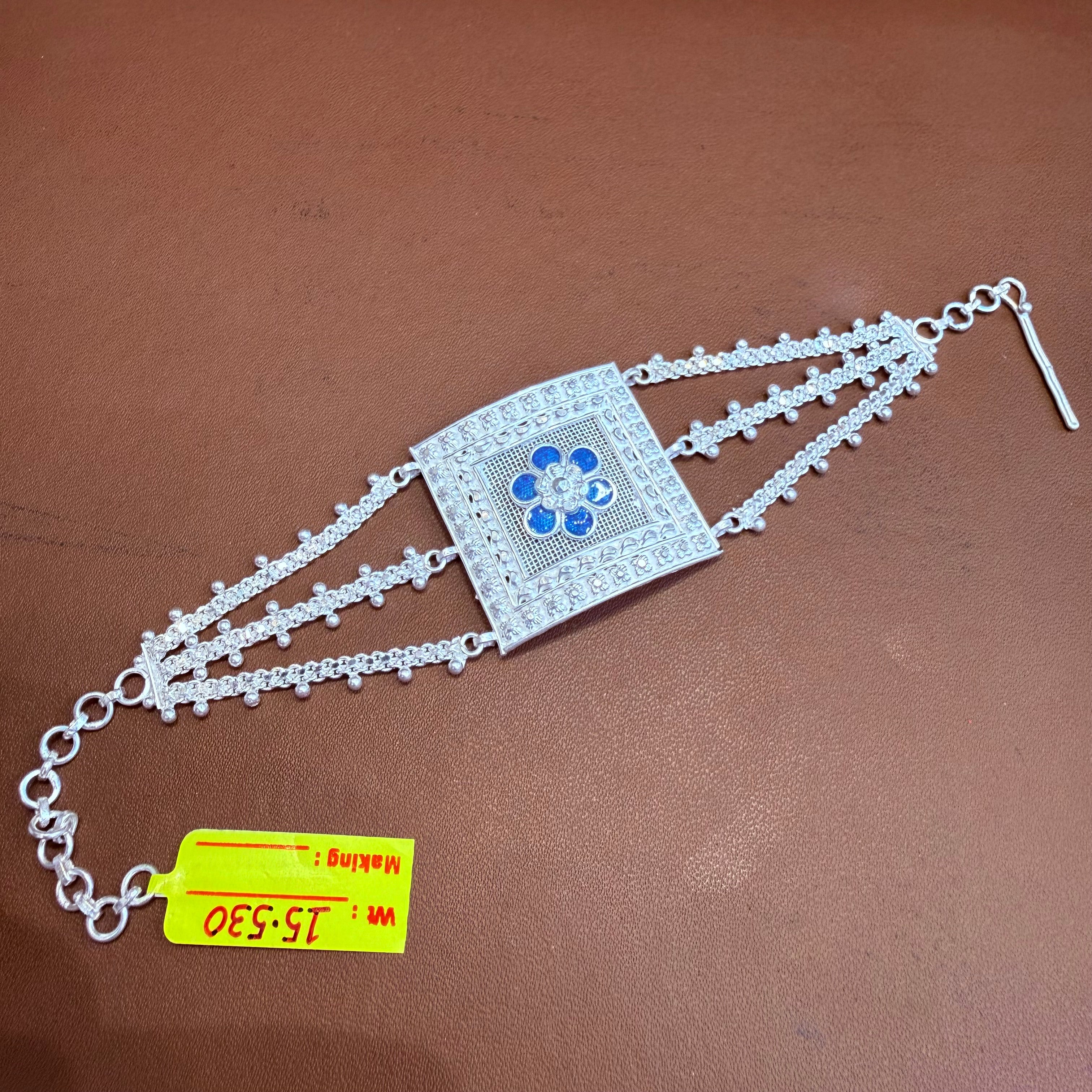 SILVER MANTASHA- BIS CERTIFIED ORIGINAL HALLMARK 925 SILVER BRIDAL MANTASHA WGT: 15.530 GRAM 1 PIECE FOR WOMEN.