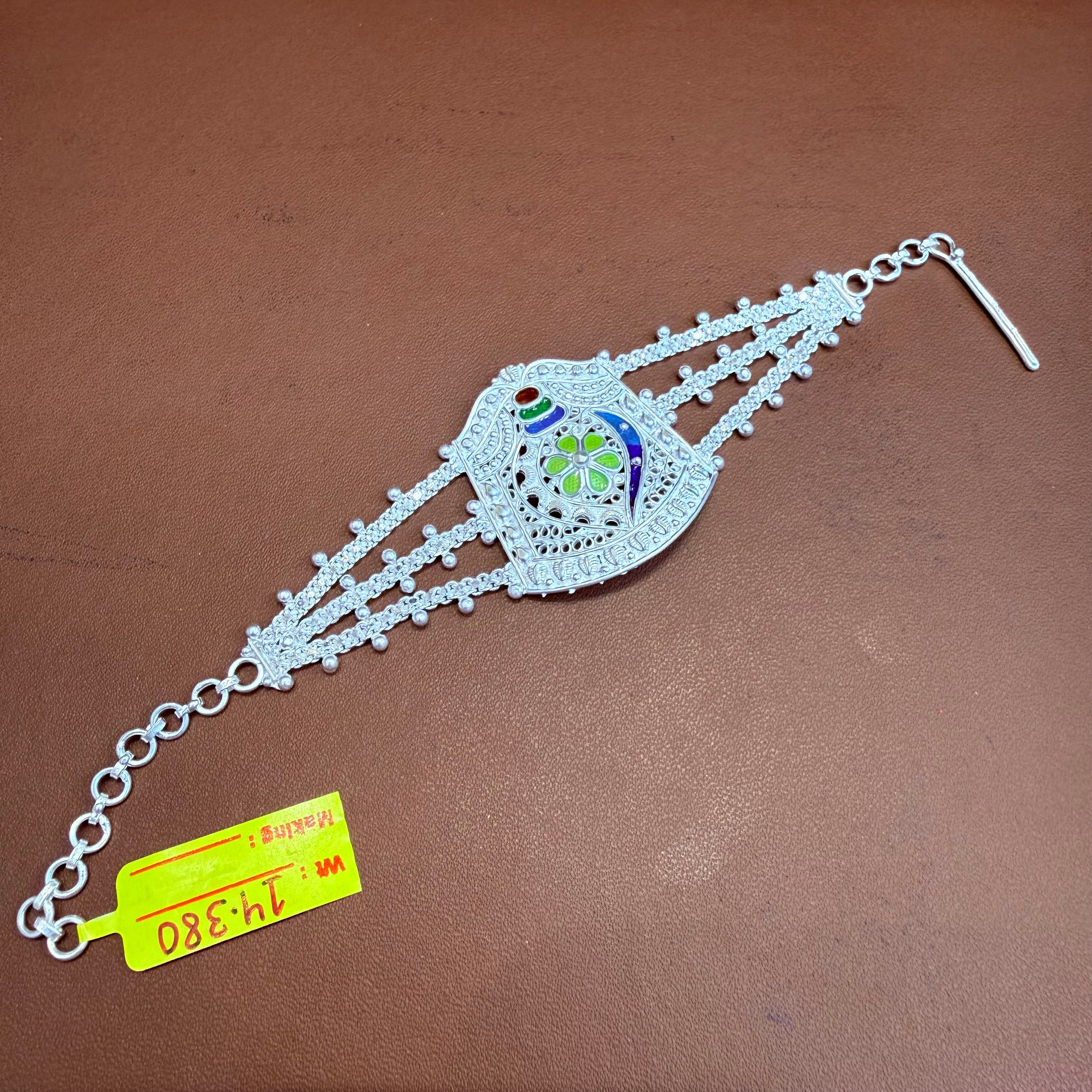 SILVER MANTASHA- BIS CERTIFIED ORIGINAL HALLMARK 925 SILVER BRIDAL MANTASHA WGT: 14.380 GRAM 1 PIECE FOR WOMEN.
