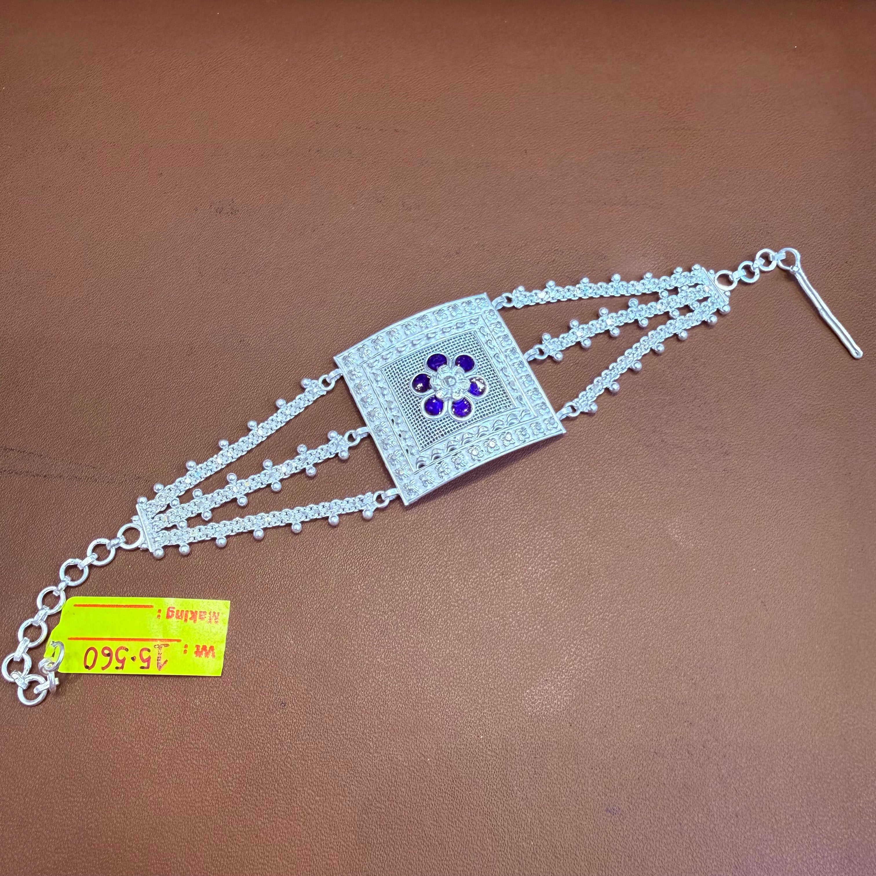 SILVER MANTASHA- BIS CERTIFIED ORIGINAL HALLMARK 925 SILVER BRIDAL MANTASHA WGT: 15.560 GRAM 1 PIECE FOR WOMEN.