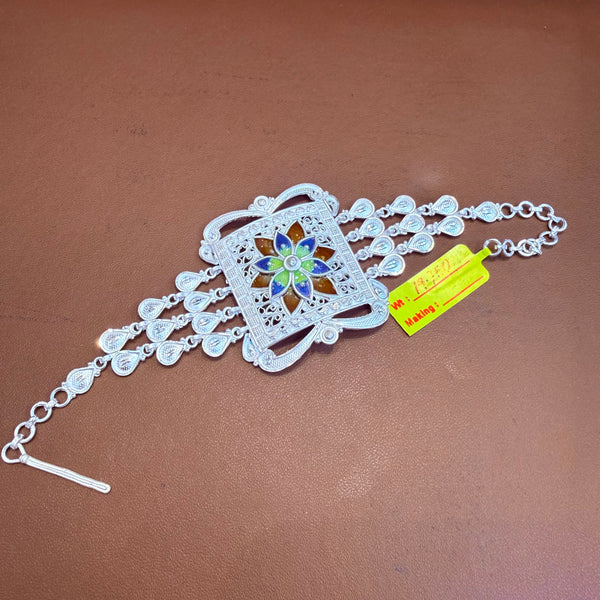 SILVER MANTASHA- BIS CERTIFIED ORIGINAL HALLMARK 925 SILVER BRIDAL MANTASHA WGT: 19.750 GRAM 1 PIECE FOR WOMEN.