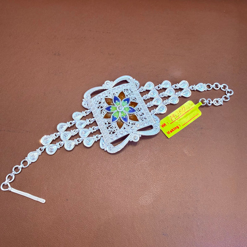 SILVER MANTASHA- BIS CERTIFIED ORIGINAL HALLMARK 925 SILVER BRIDAL MANTASHA WGT: 19.750 GRAM 1 PIECE FOR WOMEN.