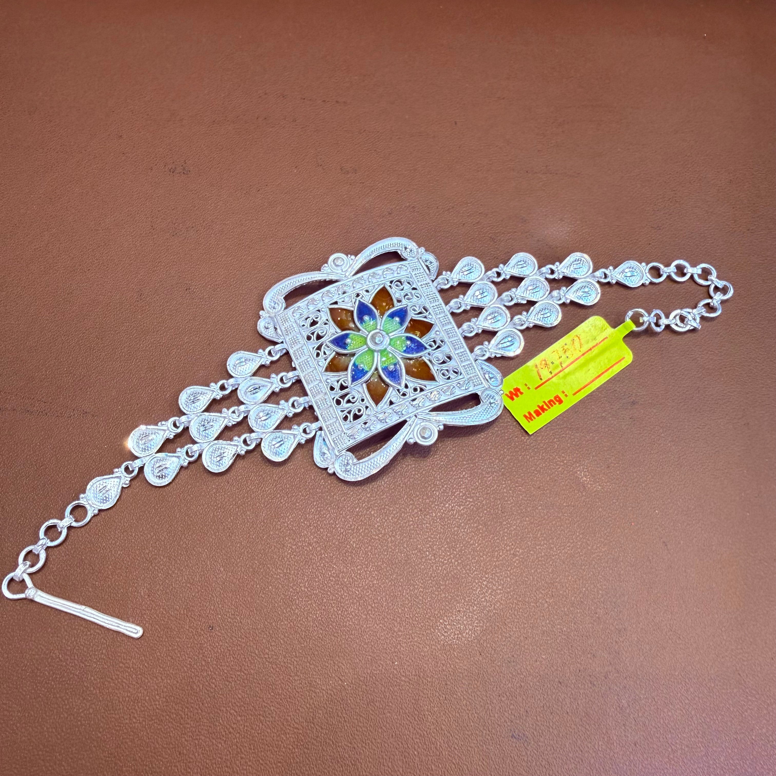 SILVER MANTASHA- BIS CERTIFIED ORIGINAL HALLMARK 925 SILVER BRIDAL MANTASHA WGT: 19.750 GRAM 1 PIECE FOR WOMEN.
