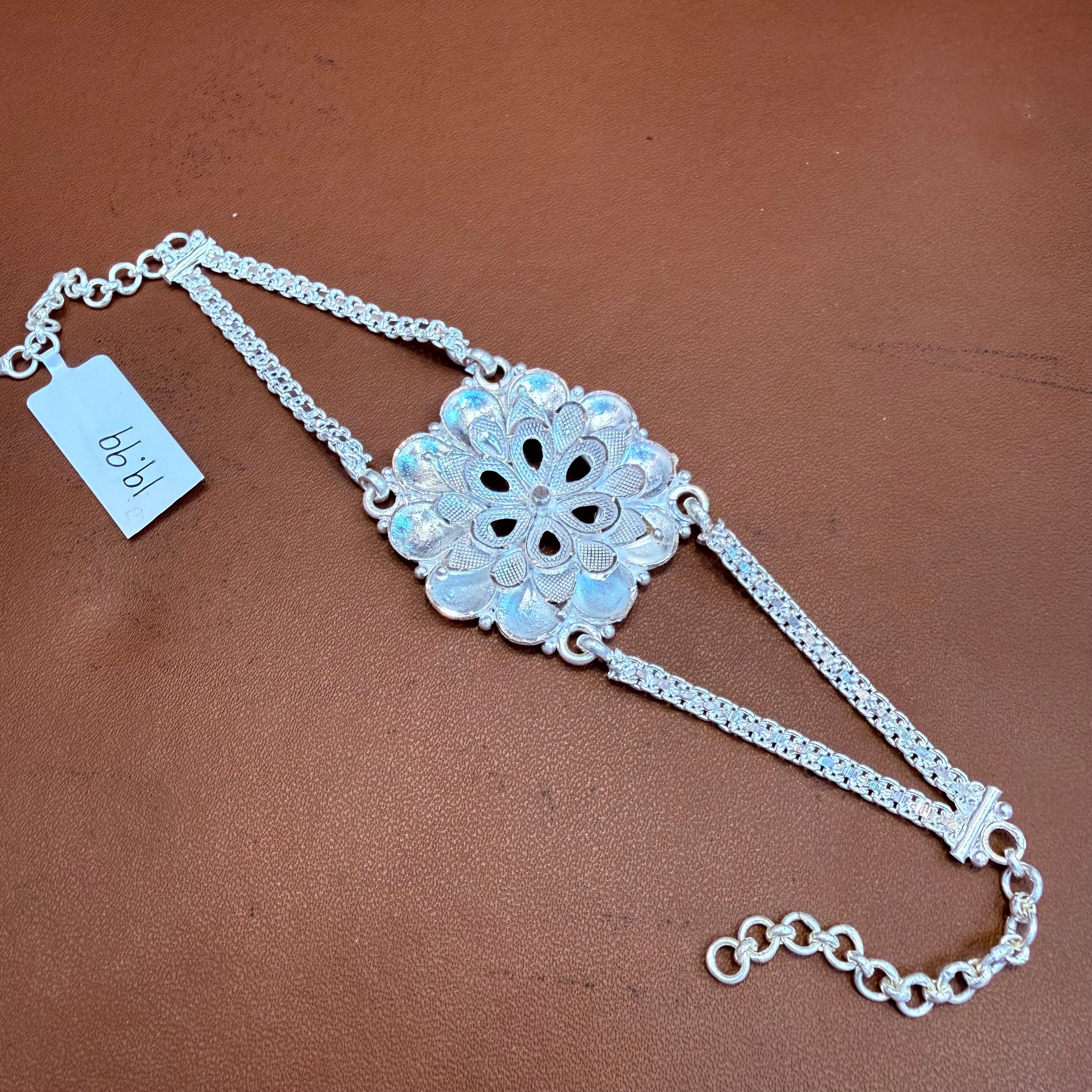 SILVER MANTASHA- ORIGINAL 625 SILVER BRIDAL MANTASHA WGT: 19.990 GRAM 1 PIECE FOR WOMEN.