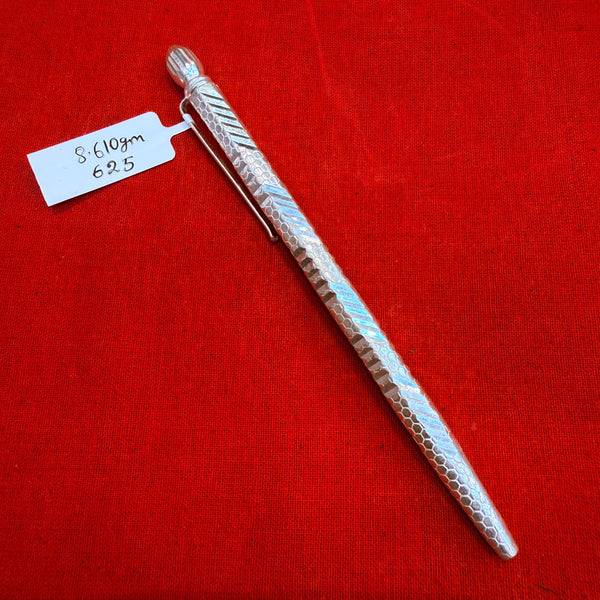 SILVER ITEMS- (WGT: 8.610 GM APPROX) 625 SILVER PEN 1 PIECE WITHOUT REFIL FOR GIFT IN BIRTHDAY AND POITE.