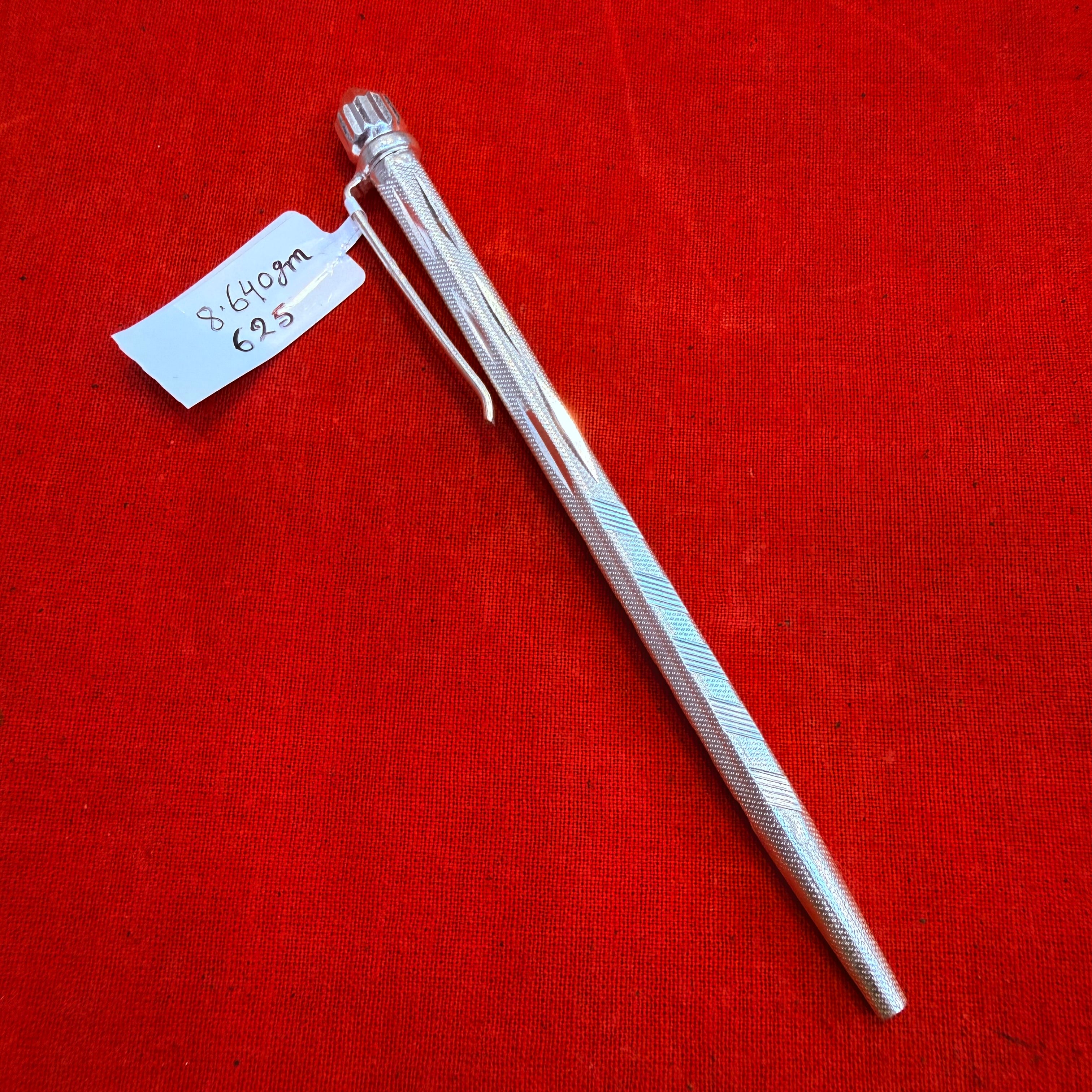 SILVER ITEMS- (WGT: 8.640 GM APPROX) 625 SILVER PEN 1 PIECE WITHOUT REFIL FOR GIFT IN BIRTHDAY AND POITE.
