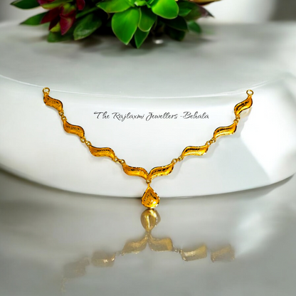 Gold mini necklace designs discount