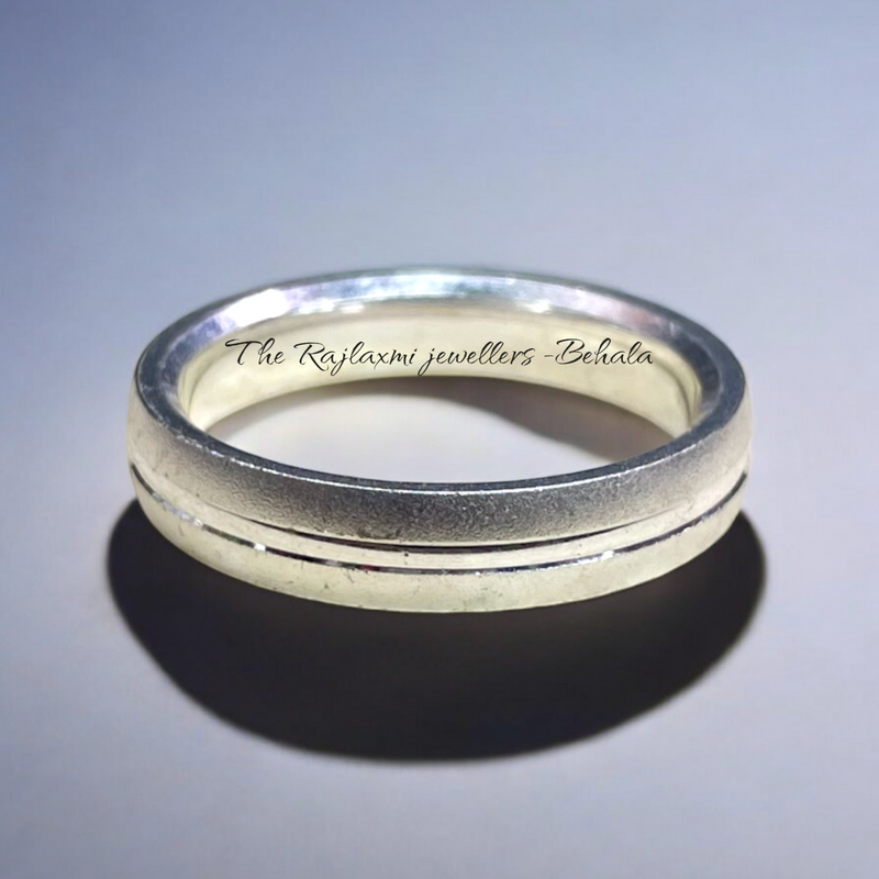 TRJ ORIGINAL SILVER THUMB RING- UNISEX DESIGN FOR REGULAR USE BY RAJLAXMI.
