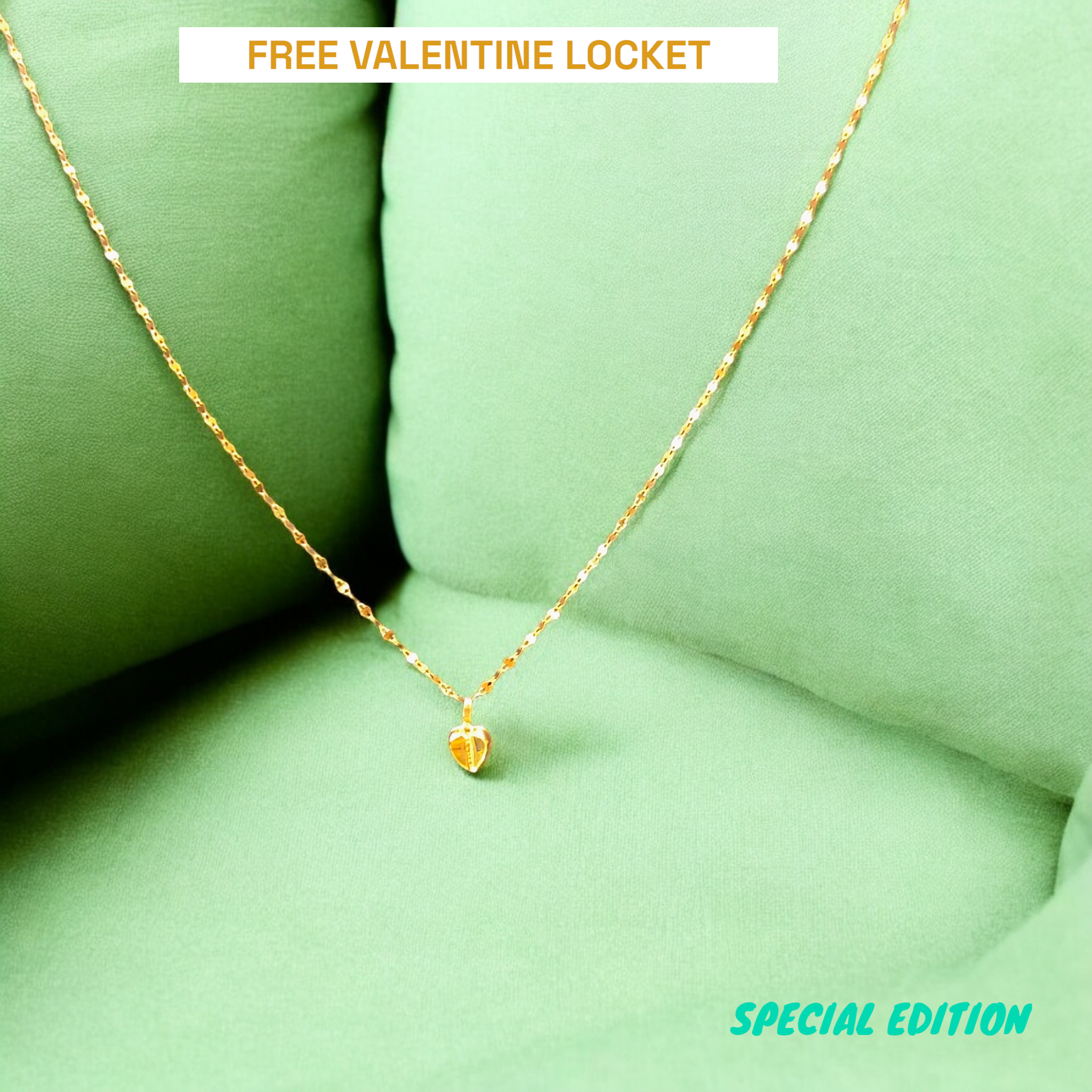 GCH (FREE KDM LOVE LOCKET)- VIRAL SIKLY CHAIN WGT: 0.300 GM APPROX HUID HALLMARK 18KT GOLD CHAIN 1 PIECE 16 INCH (FOR SPECIAL GIFT ONLY)NOT FOR DAILY USE.