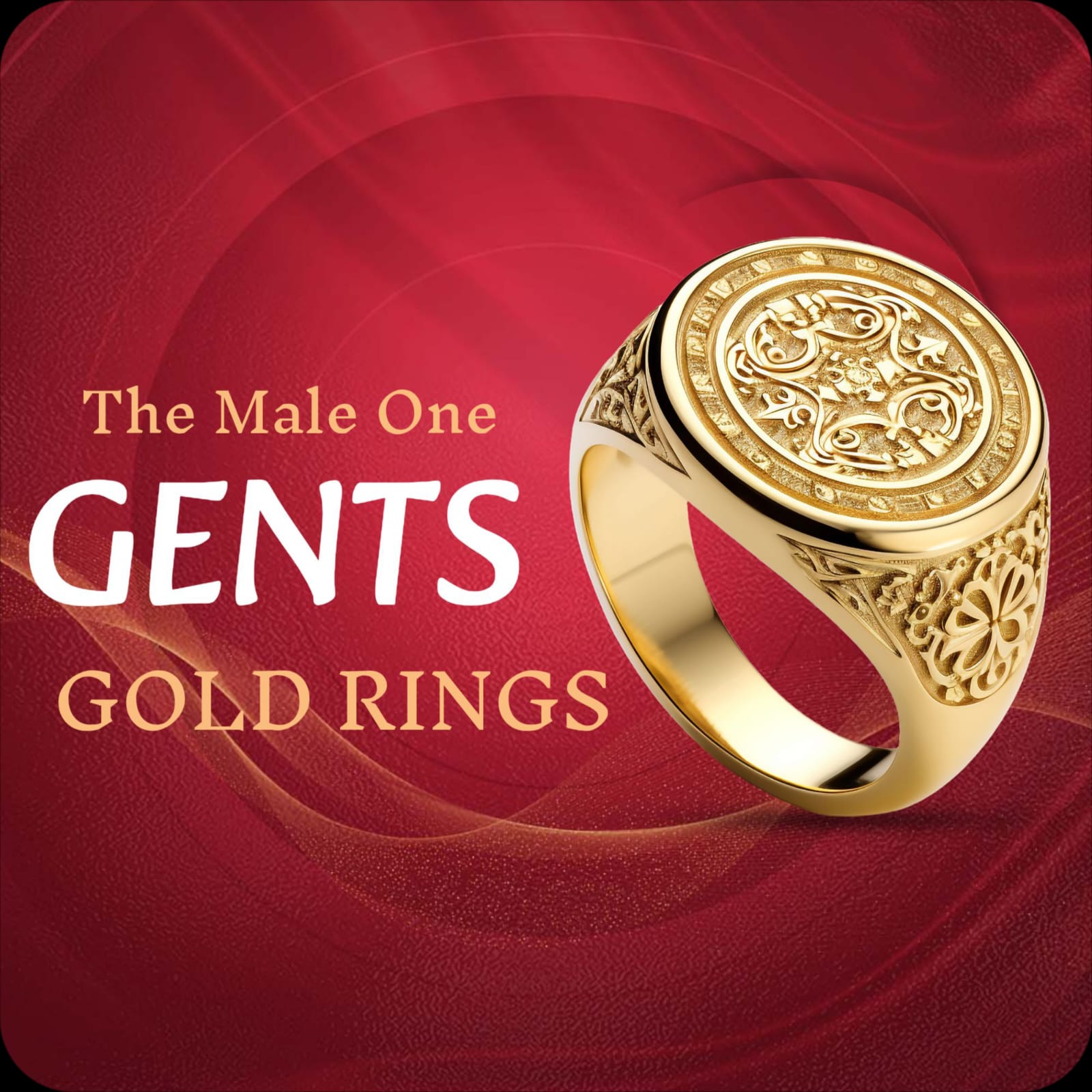 GOLD MENS RING