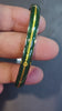 GREEN GLASS LAMINATED HUID HALLMARK 22KT GOLD NOA BANGLES VIRAL NOA 1 PIECE APP. WGT: 0.100 - 0.150 GM WITH PURITY CARD ( FUTURE EXCHANGE VALUE  RS 1000) WITH ANY JEWELLERY FOR LIFETIME