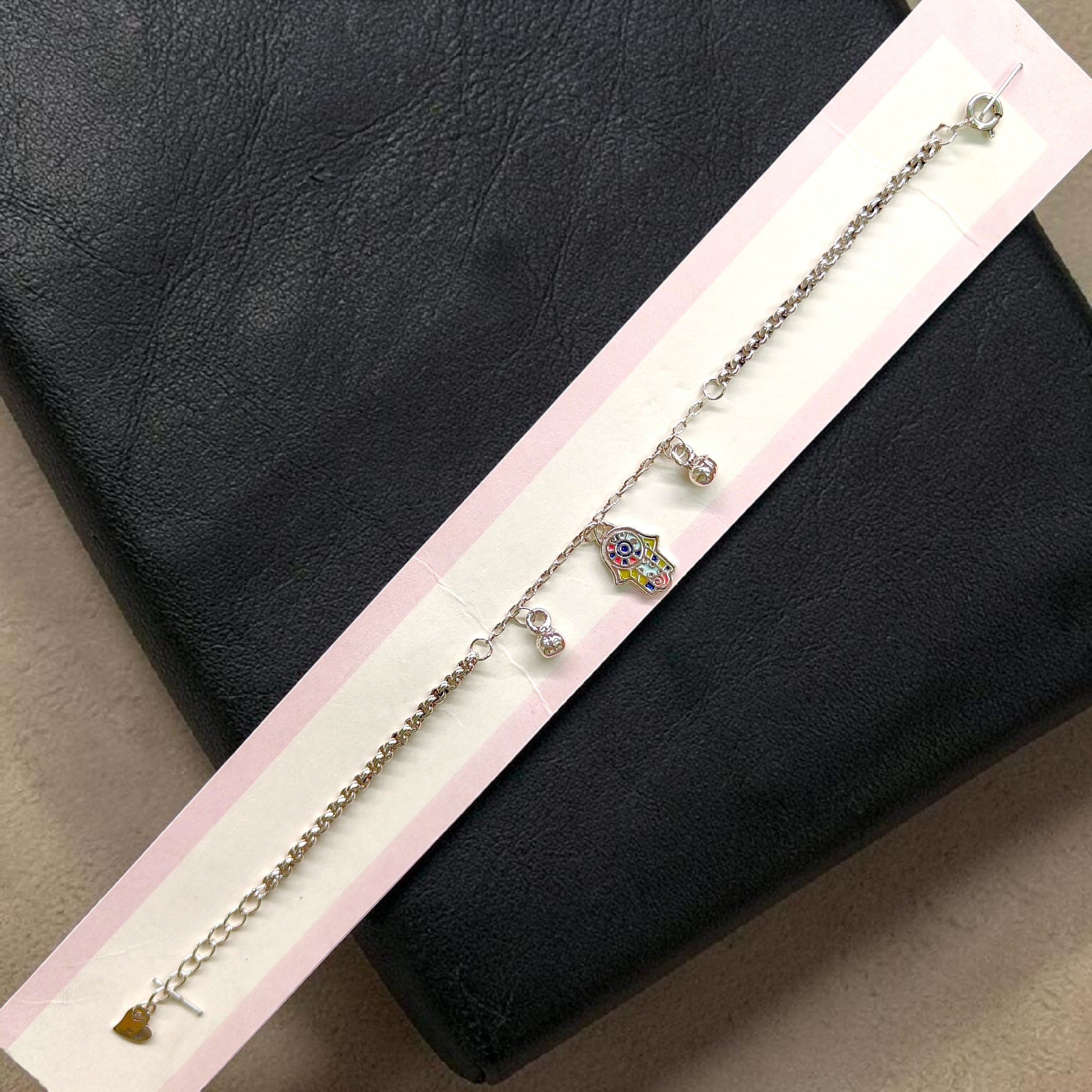 SILVER WRISTLET - BANKOK IMPORTED HALLMARK 925 SILVER WRISTLET FOR WOMEN 1 PIECE- (ADJUSTABLE FREE SIZE) SOLD ON MRP.