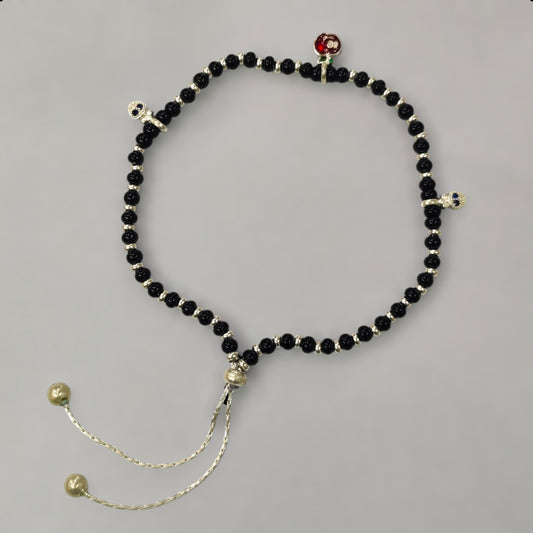 (SPA) RAJLAXMI 625 SILVER ANKLET FOR WOMAN 1 PIECE ADJUSTABLE SIZE FOR GIFT AND DAILY WEAR (SOLD BY MRP).