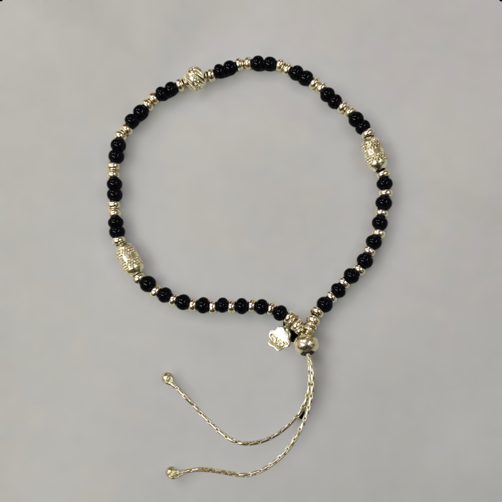 (SPA) RAJLAXMI 625 SILVER ANKLET FOR WOMAN 1 PIECE ADJUSTABLE SIZE FOR GIFT AND DAILY WEAR (SOLD BY MRP).