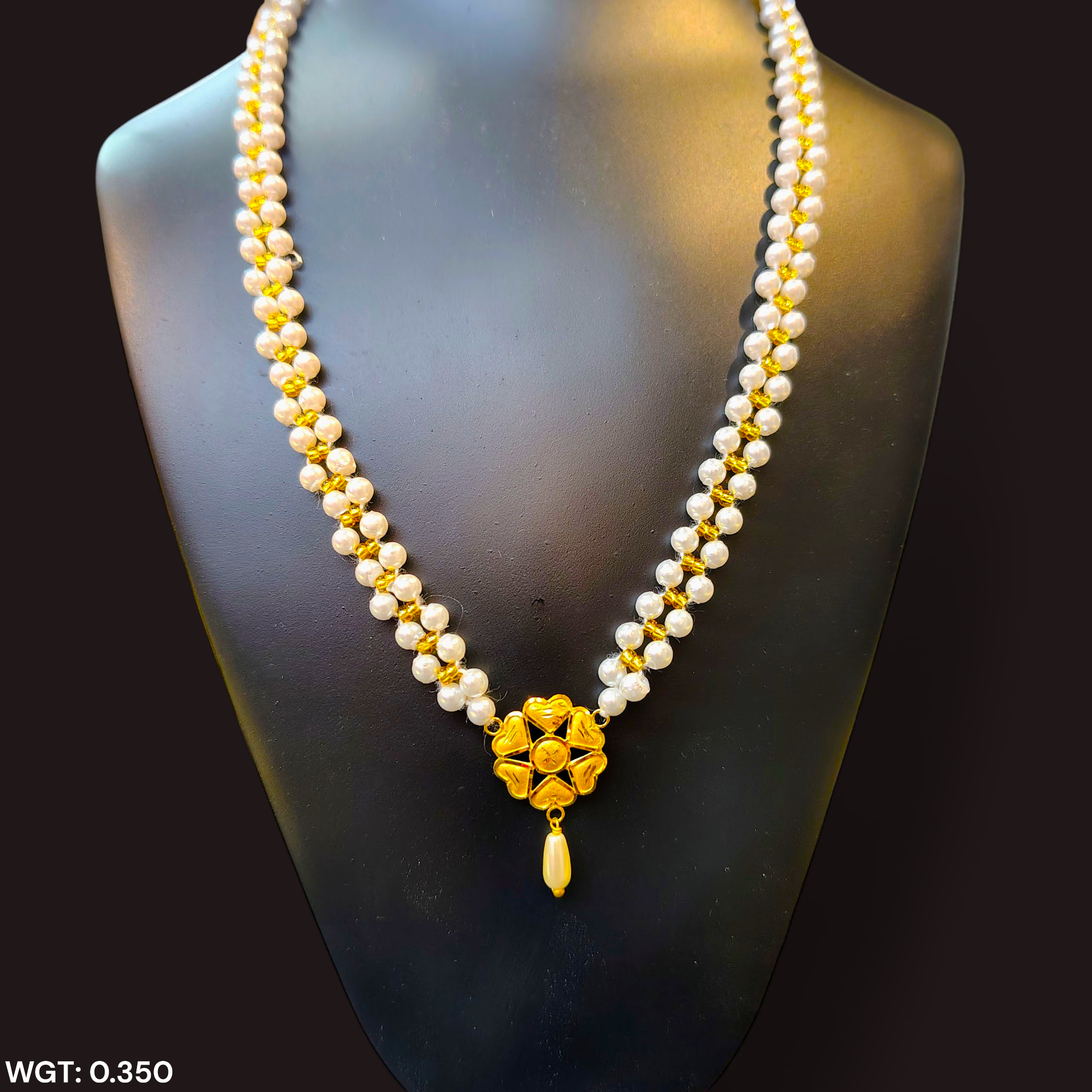 (GMP22) BIS CERTIFIED WGT: 0.350 GM APPROX HUID HALLMARK 916 22KT GOLD MOTI PENDANT 1 PIECE FOR YOUR BEAUTIFUL WIFE.