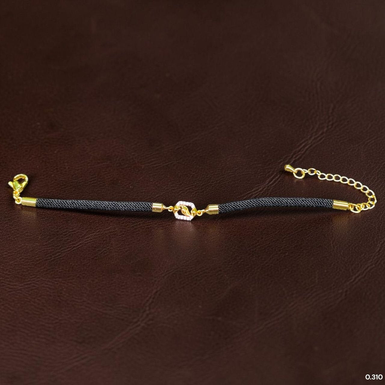 RAKHI- (WGT: 0.310 GM APPROX) BIS CERTIFIED HUID HALLMARK 375 9KT GOLD RAKHI FOR YOUR BELOVED BROTHER (ADJUSTABLE SIZE).