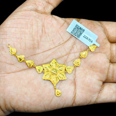 GCN22K- (WGT: 1.780 GM APPROX) BIS CERTIFIED HUID HALLMARK 916 22KT GOLD CHOKER 1 PIECE FOR WOMEN.(V5UGC5)