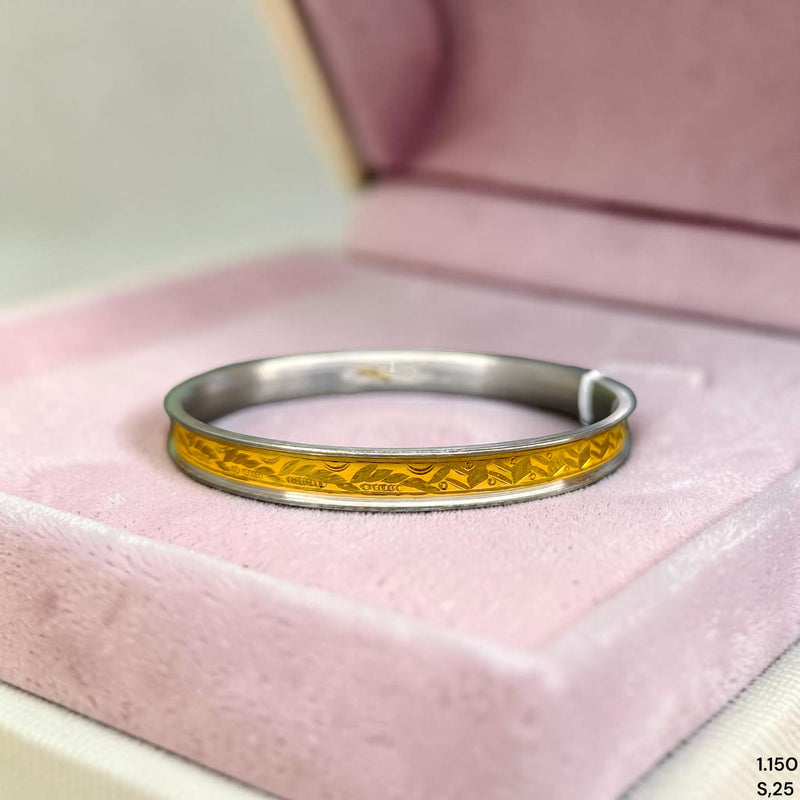 GOLD NOA- (TJRF9J) (SIZE: 25) (WGT: 1.150) GM APPROX) BIS CERTIFIED HUID HALLMARK 22KT GOLD NOA BADHANO 1 PIECE FOR WOMEN.