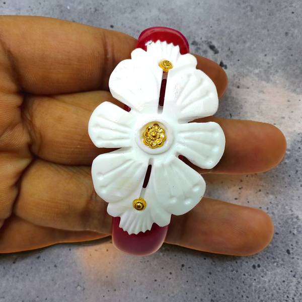 TILOTAMA SAKHA POLA (SIZE: 23) WGT: 0.250 GM APPROX. HUID HALLMARK 22KT GOLD POLA BANGLES 1 PIECE FOR GIFTING.(NP)