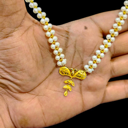 (GMP22) BIS CERTIFIED WGT: 0.760 GM APPROX HUID HALLMARK 916 22KT GOLD MOTI PENDANT 1 PIECE FOR YOUR BEAUTIFUL WIFE.