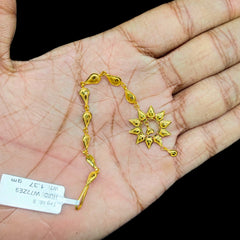 GOLD TICKLY- (WGT: 1.370 GM APPROX) CERTIFIED BIS HUID HALLMARK 375 9KT GOLD TICKLY (MANGTIKA) 1 PIECE FOR MARRIAGE.(W72ZE9)