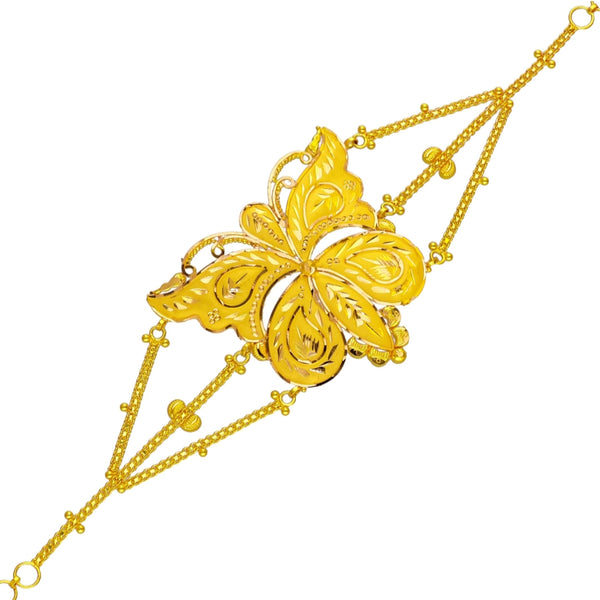 MADE TO ORDER (GM22) BIS CERTIFIED HUID HALLMARK 916 22KT GOLD MANTASHA (ADJUSTABLE FREE SIZE) WGT: 6.550 GM APPROX (1 PIECE) FOR WOMEN (BLUE TAG PREMIUM SEGMENT JEWELLERY) -DELIVERY IN 25 DAYS.