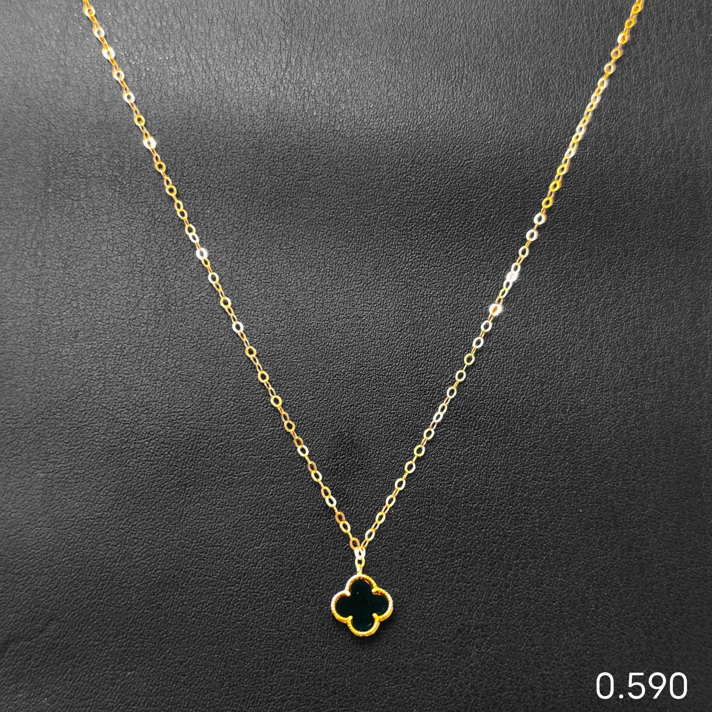 VIRAL TOFU CHAIN (GCS) TRJ WGT: 0.590 GM APPROX 18KT HUID HALLMARK GOLD CHAIN WITH PENDANT 1 PIECE 18 INCH (FOR SPECIAL GIFT ONLY)