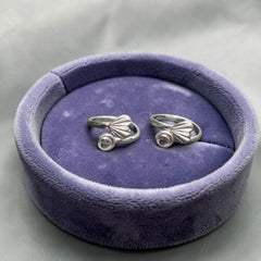 SILVER TOE RING- CERTIFIED BIS HUID HALLMARK 925 SILVER TOE RING (BICHIYA) 1 PAIR FOR REGULAR USE- (SOLD ON MRP).