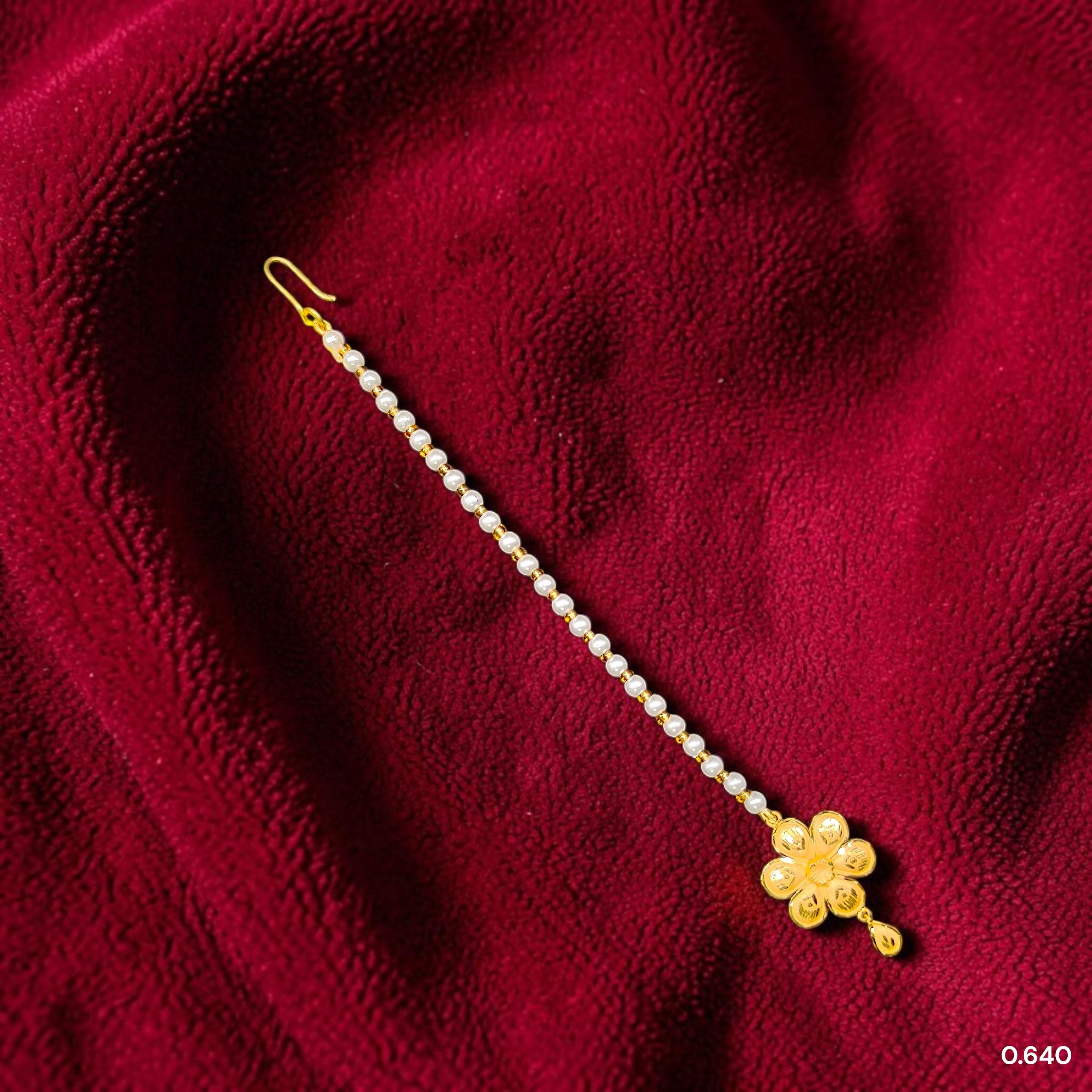 GOLD TICKLY- BIS CERTIFIED WGT: 0.640 GM APPROX HUID HALLMARK 916 22KT GOLD TICKLY (MANGTIKA) 1 PIECE FOR MARRIAGE.
