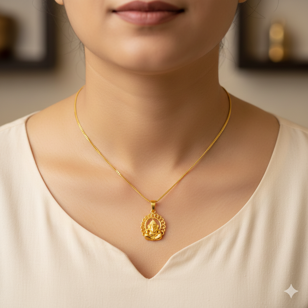 (GLC9) TRJ WGT: 1.00 GM APPROX BIS CERTIFIED HUID HALLMARK 9KT GOLD LOCKET FOR WOMEN 1 PIECE  FOR REGULAR USE CHAIN NOT INCLUDED.