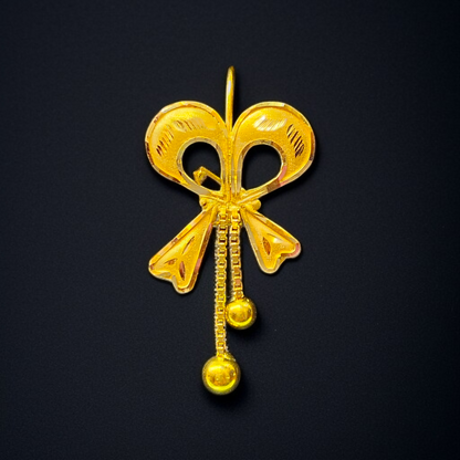 RAJLAXMI D- FBNQXS/7YKY2F WGT: 1.710 GM APPROX HUID HALLMARK 916 22KT GOLD EAR TOPS STUD 1 PAIR FOR REGULAR USE.
