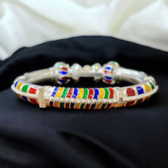 SILVER BANGLES- (SIZE 26 KHILEN) CERTIFIED BIS HALLMARK 925 SILVER BALA (MANIPUR DESIGN) APPROX WGT: 23.870 GM (1 PIECE) FOR REGULAR USE FOR WOMEN.