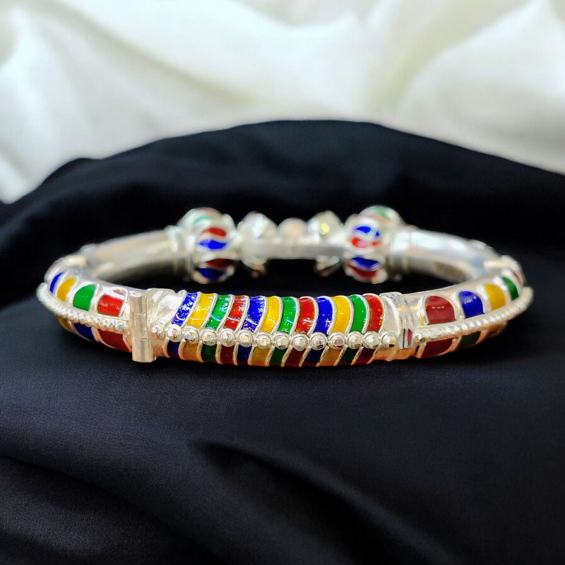 SILVER BANGLES- (SIZE 26 KHILEN) CERTIFIED BIS HALLMARK 925 SILVER BALA (MANIPUR DESIGN) APPROX WGT: 23.870 GM (1 PIECE) FOR REGULAR USE FOR WOMEN.