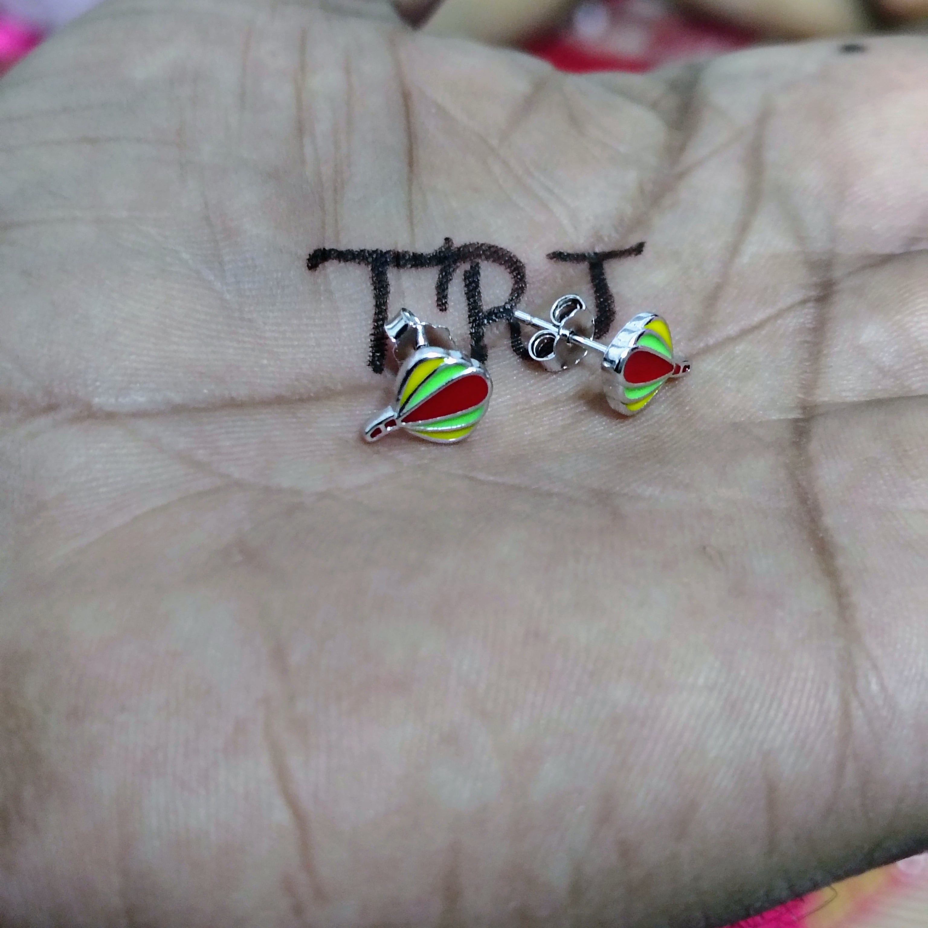 SILVER STUD - STERLING 925 HALLMARK SILVER STUD EARRINGS FOR WOMEN (1 PAIR) FOR REGULAR WEAR (SOLD ON MRP).