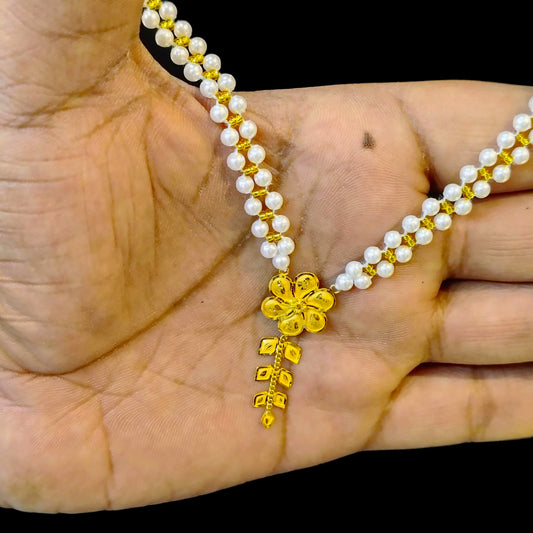 (GMP22) BIS CERTIFIED WGT: 0.830 GM APPROX HUID HALLMARK 916 22KT GOLD MOTI PENDANT 1 PIECE FOR YOUR BEAUTIFUL WIFE.