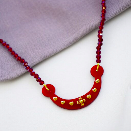 (GREAT FREEDOM OFFER) LASER PASTING HALF CHAND DESIGN KDM GOLD POLA PENDANT (MINI) 1 PIECE WITH ADJUSTABLE TASSEL (50 TONCH) BEST FOR GIFT APPROX WGT: 0.130 GM SOLD ON MRP BY RAJLAXMI.