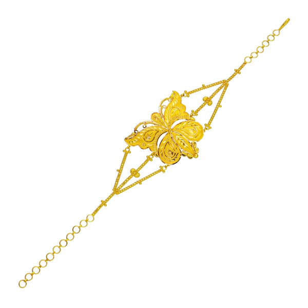 MADE TO ORDER (GM22) BIS CERTIFIED HUID HALLMARK 916 22KT GOLD MANTASHA (ADJUSTABLE FREE SIZE) WGT: 6.550 GM APPROX (1 PIECE) FOR WOMEN (BLUE TAG PREMIUM SEGMENT JEWELLERY) -DELIVERY IN 25 DAYS.