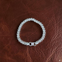 SILVER WRISTLET- (A04) (WGT:14.000 GM APPROX) 625 SILVER WRISTLET FOR MEN 8