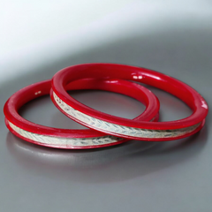(SSP) CERTIFIED  BIS HALLMARK 925 SILVER CHILA PATH DESIGN POLA BADHANO BANGLES 1 PAIR(WGT: 3.00 GM APPROX) FOR REGULAR USE (SOLD AS MRP BY RAJLAXMI).