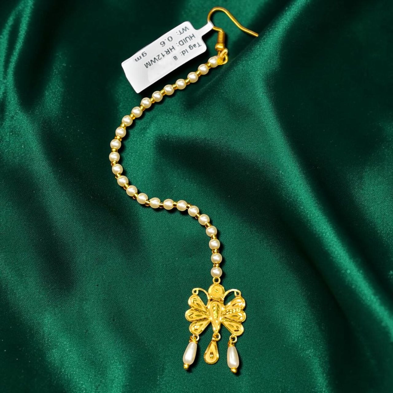 GOLD TICKLY- (WGT: 0.600 GM APPROX) CERTIFIED BIS HUID HALLMARK 375 9KT GOLD TICKLY (MANGTIKA) 1 PIECE FOR MARRIAGE.