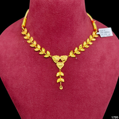 GOLD NECKLACE- (2RM3XJ)-(WGT: 1.720 GM APPROX) BIS CERTIFIED HUID HALLMARK 375 9KT GOLD NECKLACE 1 PIECE FOR WOMEN WITH FREE ADJUSTABLE TASSEL.