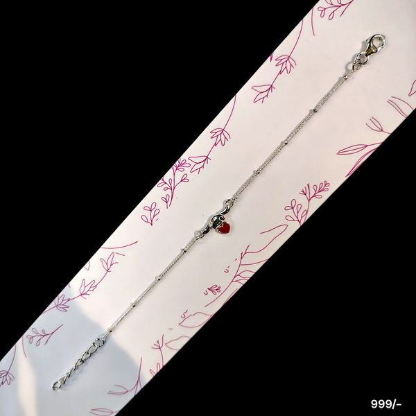 BABY JEWELLERY- BANKOK IMPORTED 925 SILVER WRISTLET FOR BABY FOR REGULAR USE - BEST OF RICE CEREMONY AND BIRTHDAY (SOLD ON MRP).